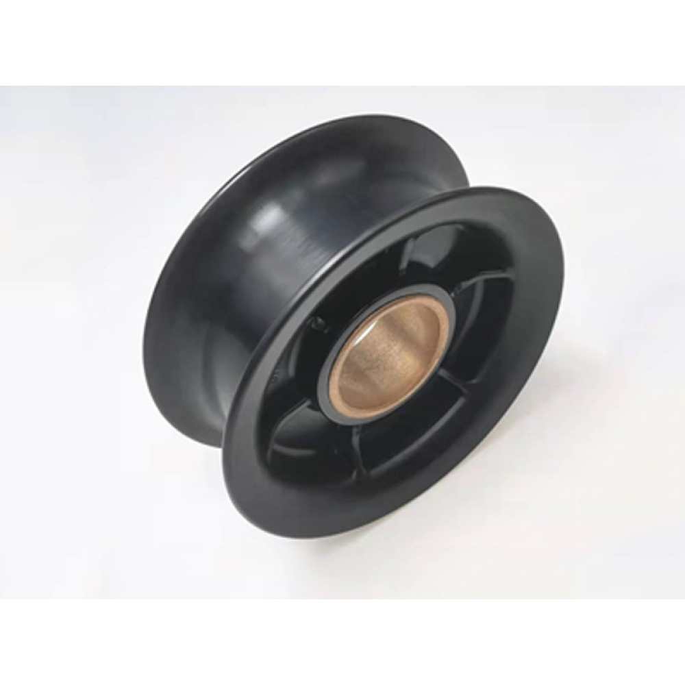 Auto parts black rubber wheel